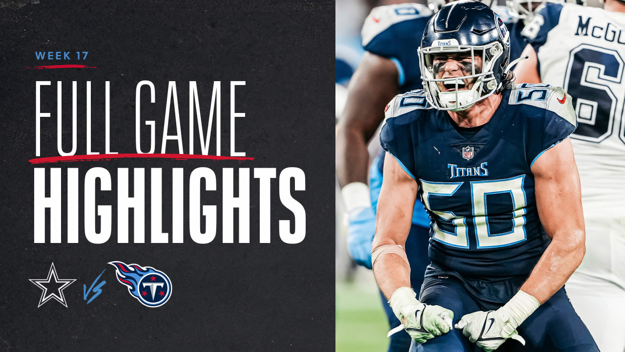 Dallas Cowboys vs. Tennessee Titans, Semana 17 NFL 2022, Resumen  Highlights