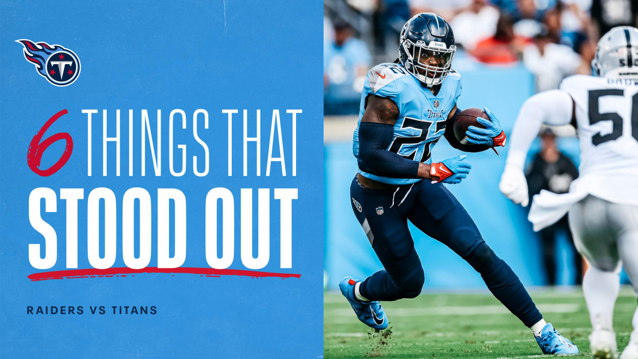 Six Things That Stood Out for the Titans in Sunday's Win Over the