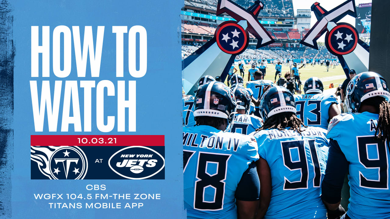 New York Jets vs. Tennessee Titans: How to watch NFL Week 4, time, TV  channel, FREE live stream 