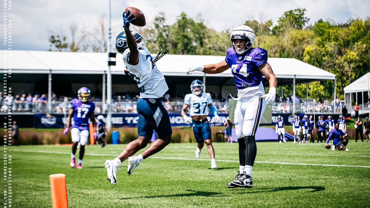 Notes from the Titans-Vikings Practice Thursday in Minnesota