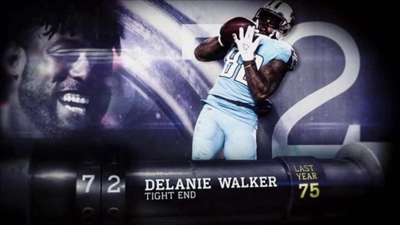 NFL Network - No. 82 is No. 82 Tennessee Titans TE Delanie Walker.  #NFLTop100