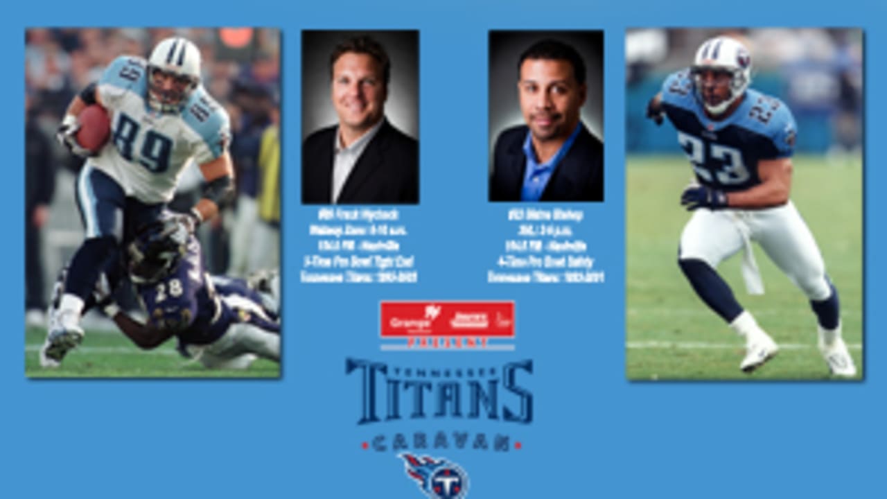 Former Titans Bishop, Wycheck Headline 'Legends Day' Monday on Titans  Caravan