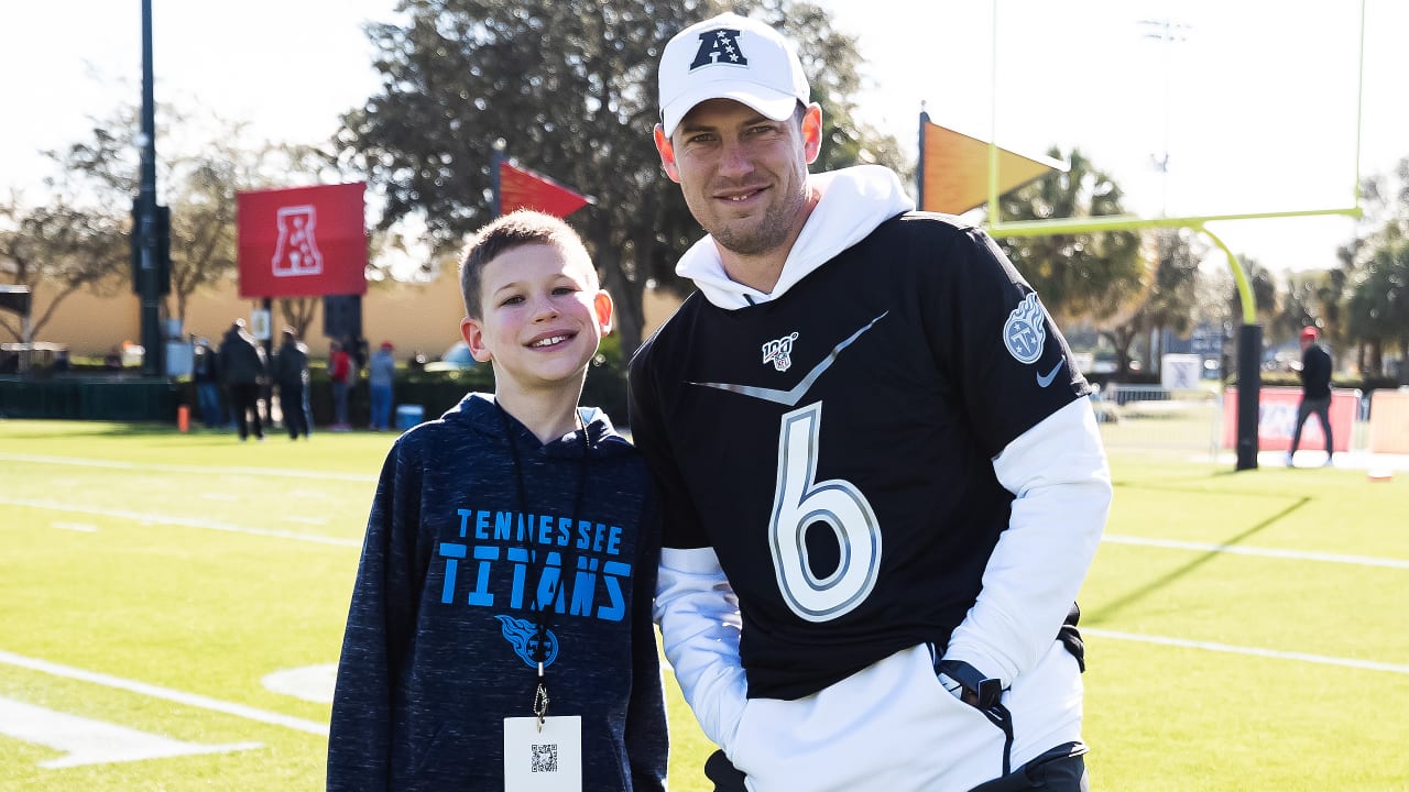 Titans Punter Brett Kern Enjoying Father-Son Time Once Again at