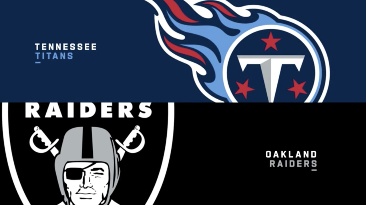 Raiders vs. Titans: What is the game time and TV channel for the