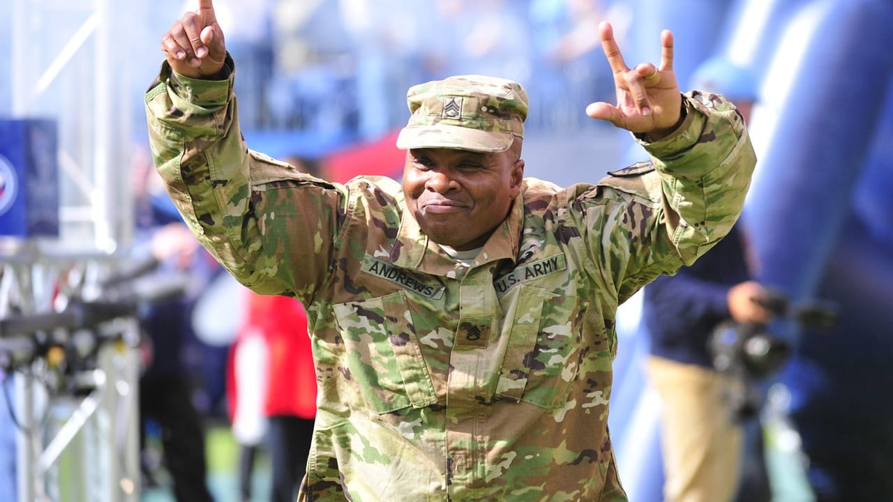 The NFL is honoring the U.S. military with a Salute to Service