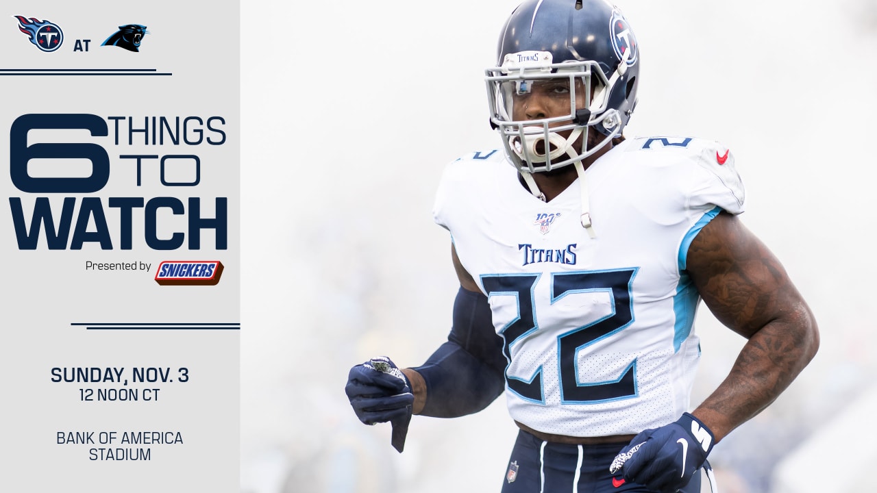 Six Things To Watch in Titans vs. Panthers on Sunday