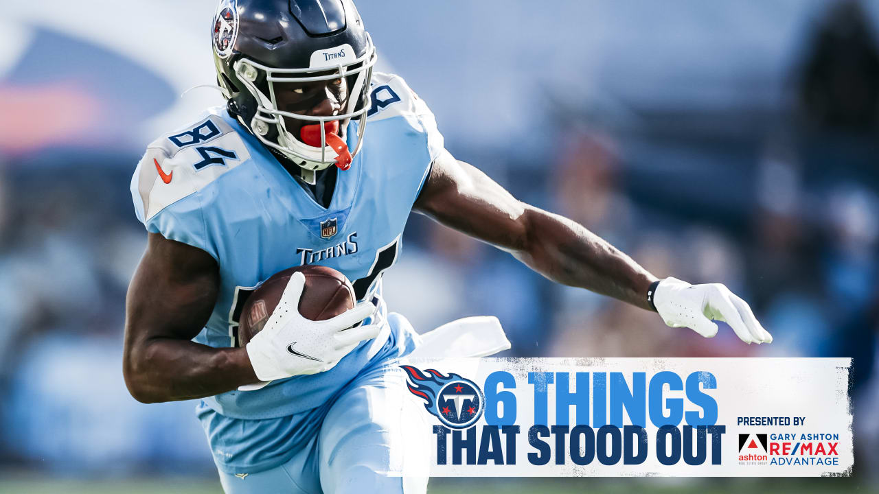 Six Things That Stood Out for the Titans in Sunday's Loss to the