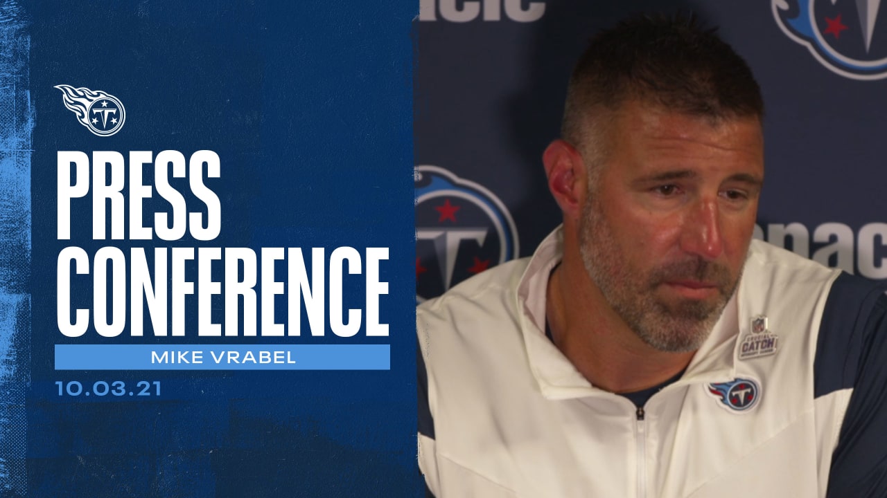 Titans Head Coach Mike Vrabel Press Conference