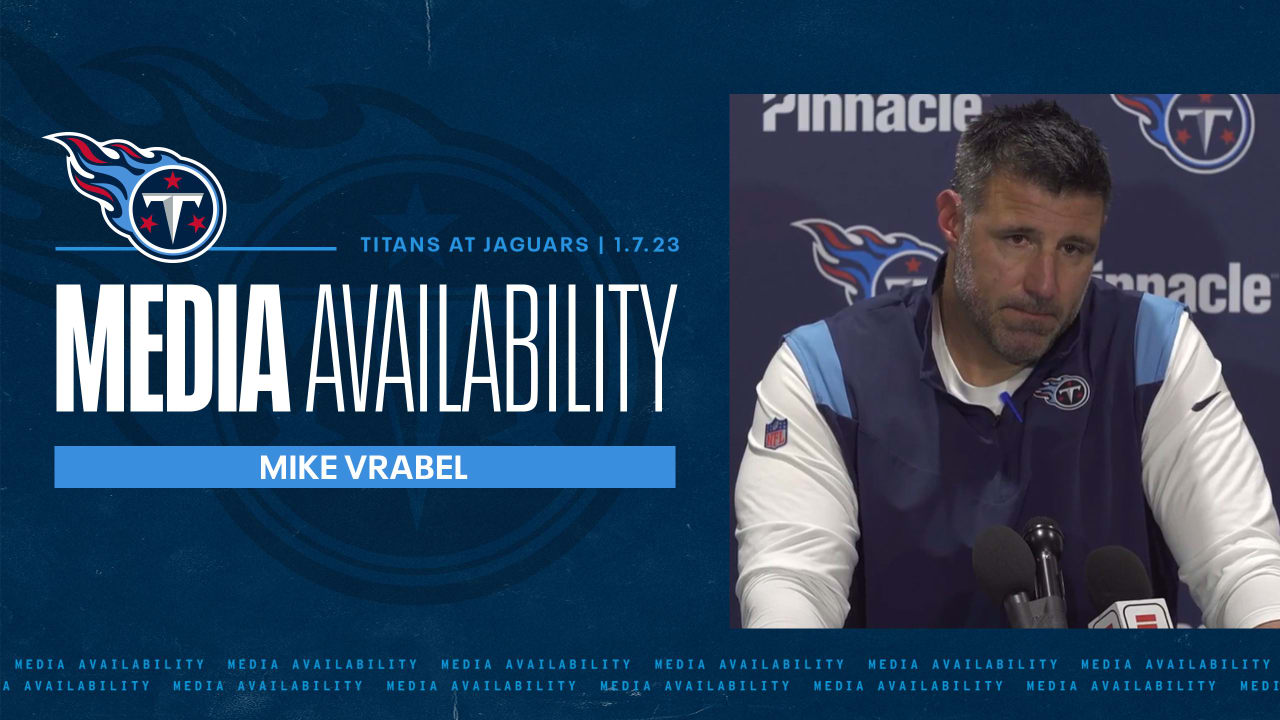 Live: Tennessee Titans' Vrabel addresses media after win over Jags