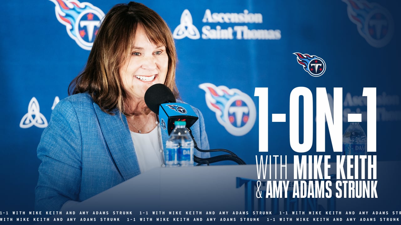 Owner Amy Adams Strunk with a message - Tennessee Titans