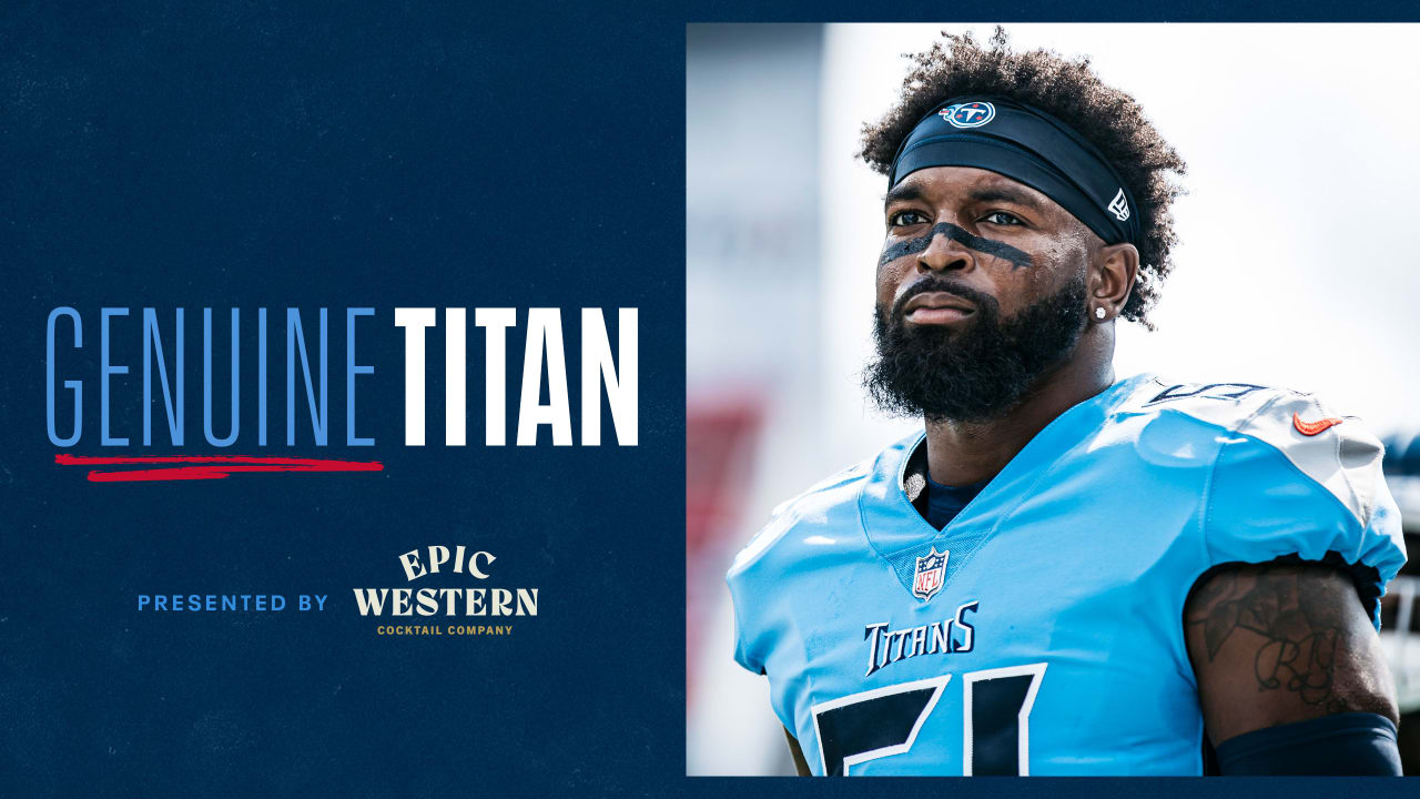 David Long Jr. Football Paper Poster Titans - David Long Jr