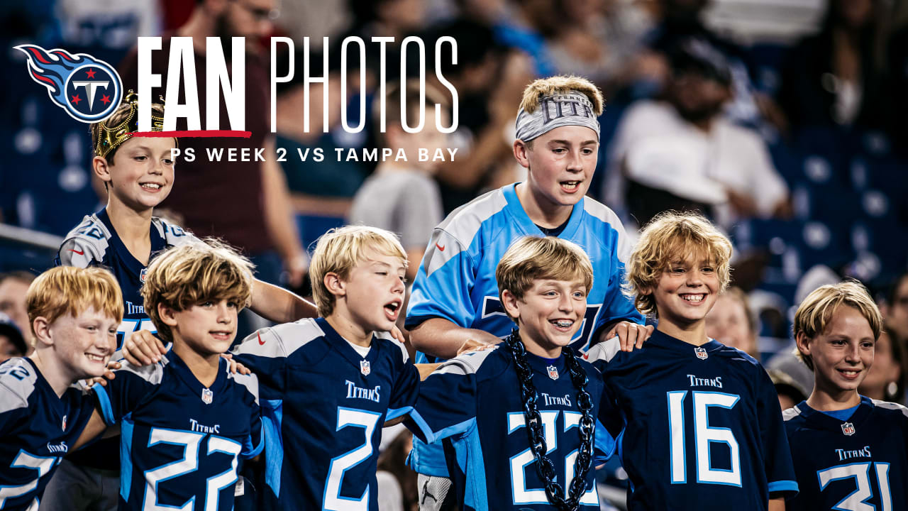 Tennessee Titans vs Tampa Bay Buccaneers in NFL preseason game photos