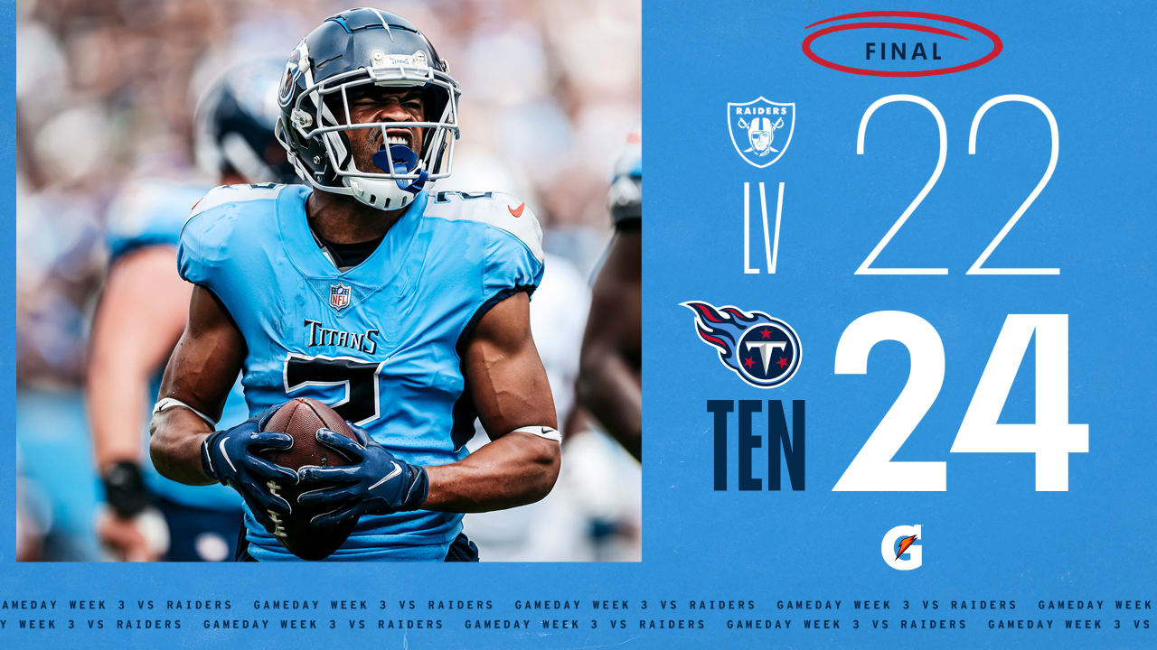 Titans-Raiders Postgame Notes