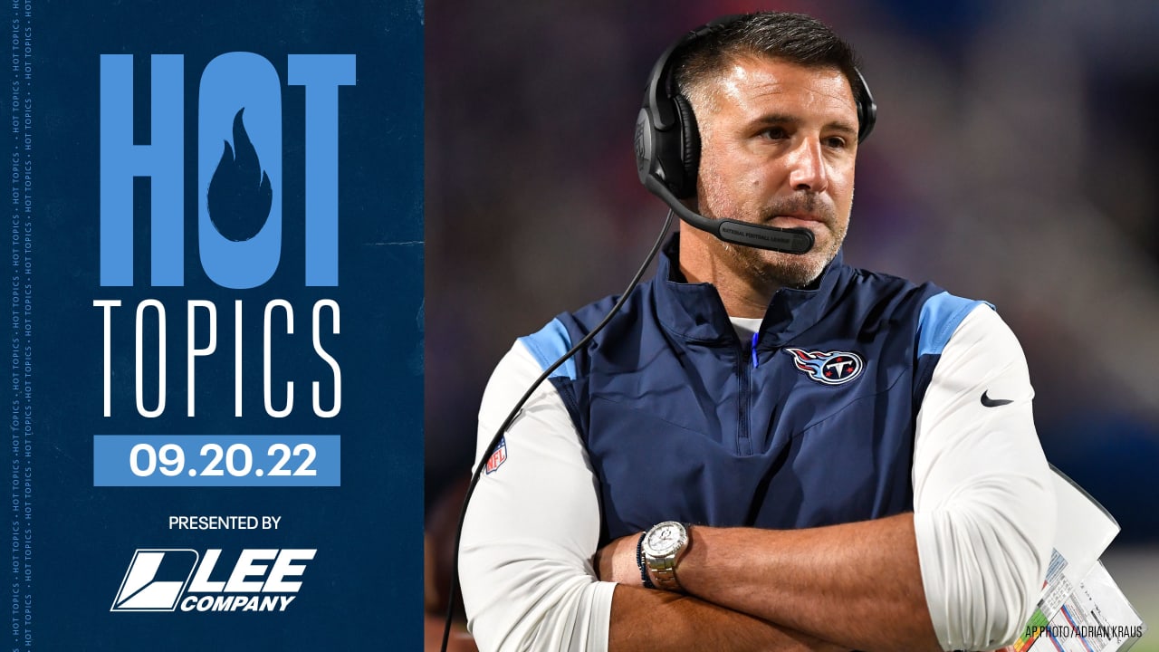 Hot Topics From Titans HC Mike Vrabel’s Tuesday Presser