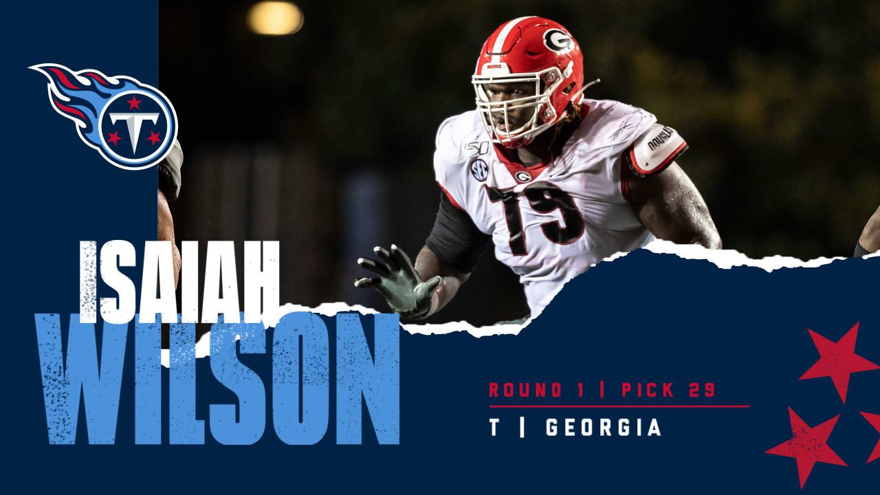 Titans Select Georgia Tackle Isaiah Wilson in First Round of the NFL Draft