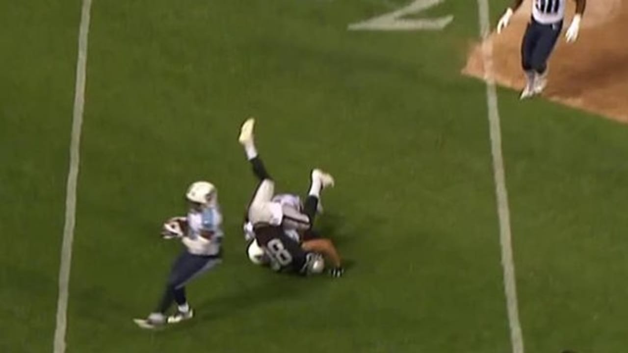 Cody Riggs Intercepts Connor Cook