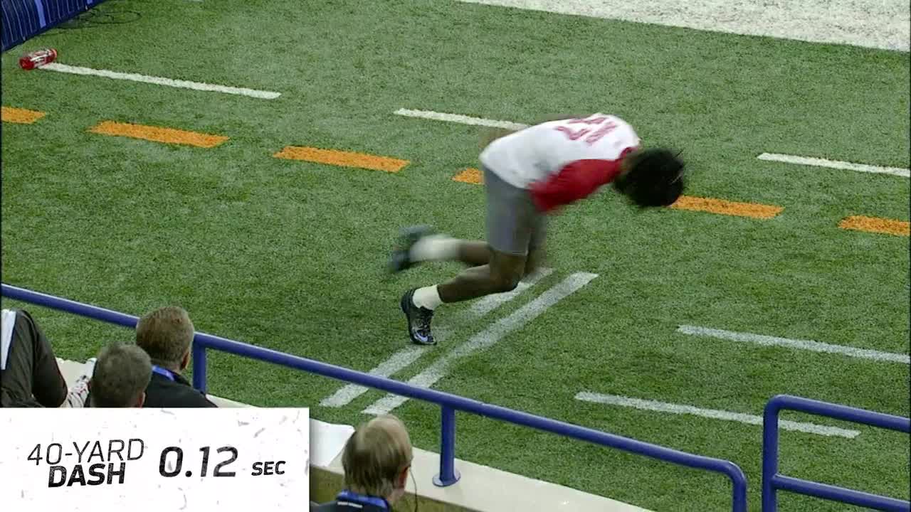 Chris Johnson surprised 40-yard dash record is still standing