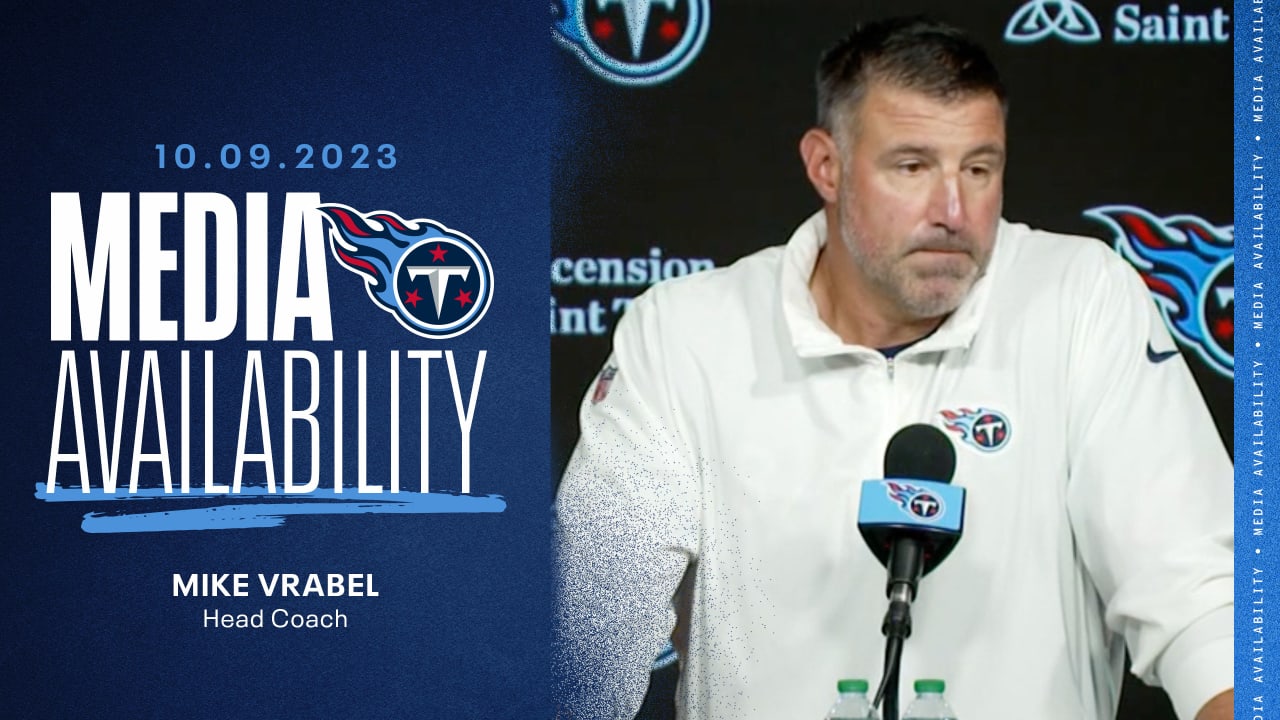 Hot Topics from Titans Coach Mike Vrabel's Monday Presser