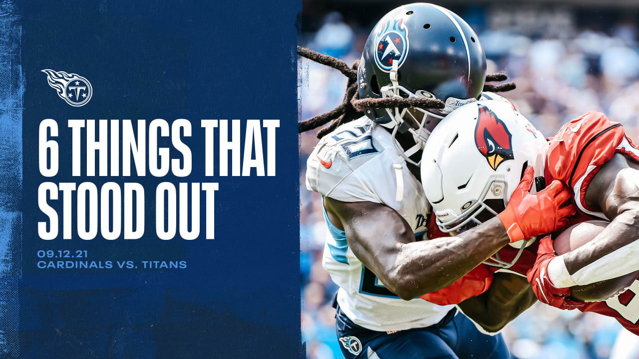 Six Things That Stood Out for the Titans in Sunday's Loss to the Cardinals