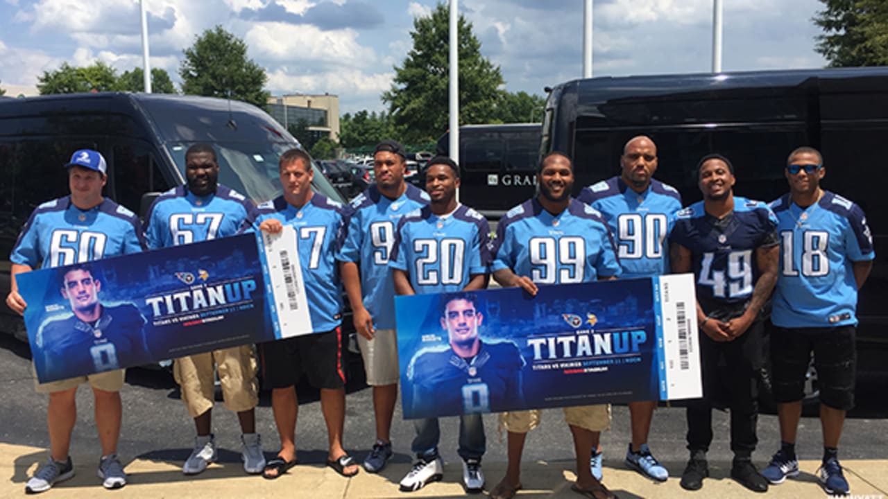 Tennessee Titans Surprise Season Ticket Members with Tickets