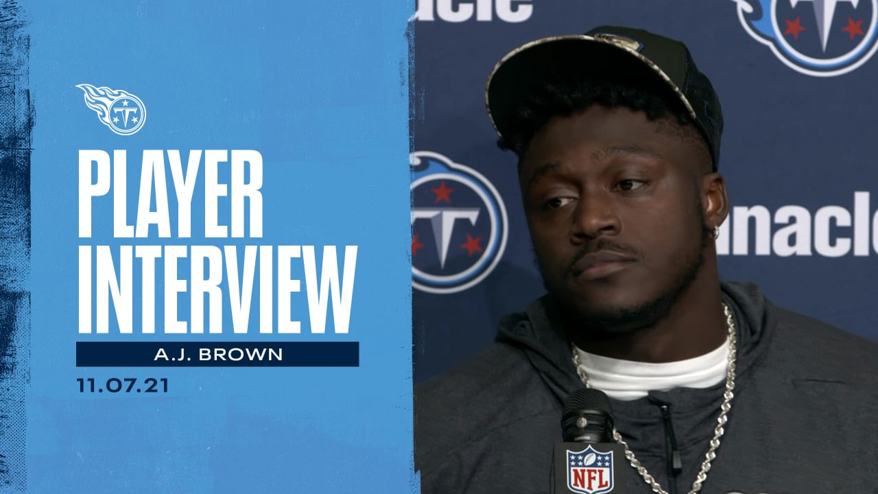 Titans WR A.J. Brown Press Conference