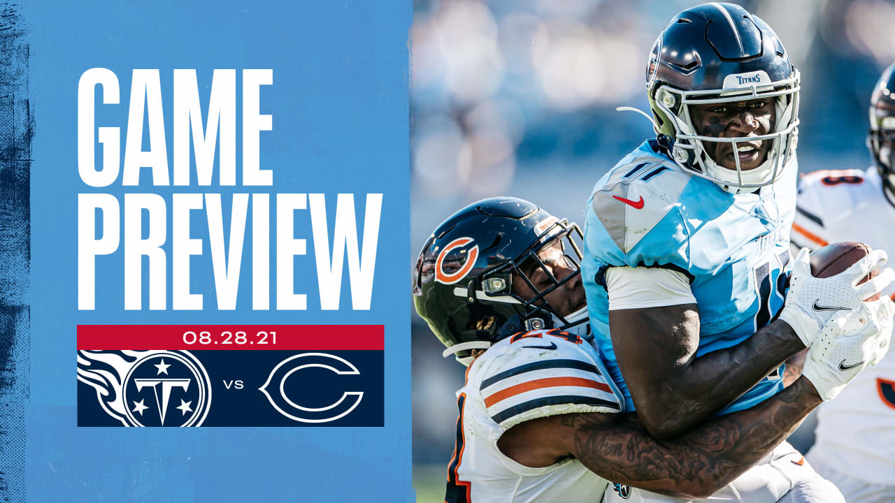 Game Preview Titans Conclude Preseason at Home Against Bears