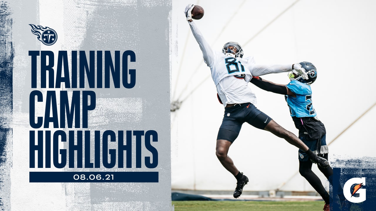 Titans Training Camp Practice Highlights