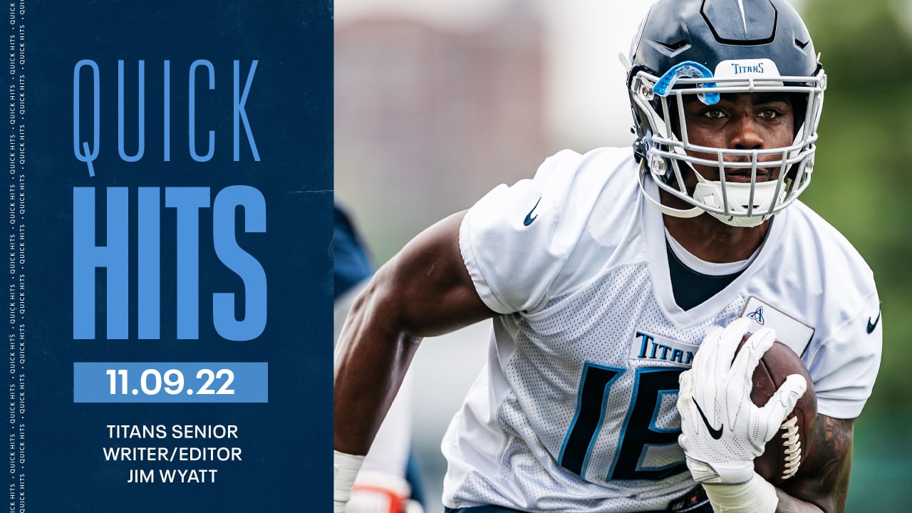 Titans activate WR Treylon Burks, CB Elijah Molden off IR - The