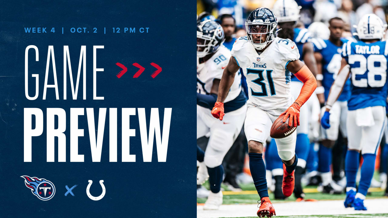 Game Preview: Colts At Titans