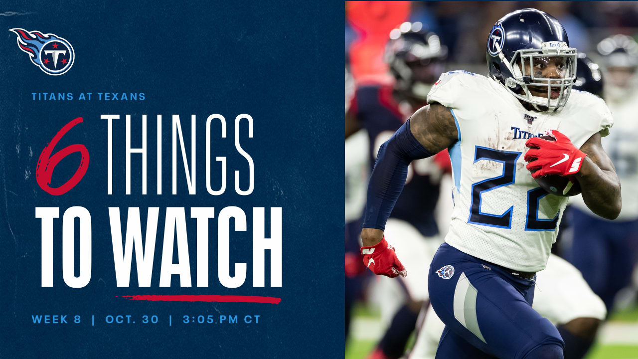 Six Things to Watch for the Titans in Sunday's Game vs the Texans