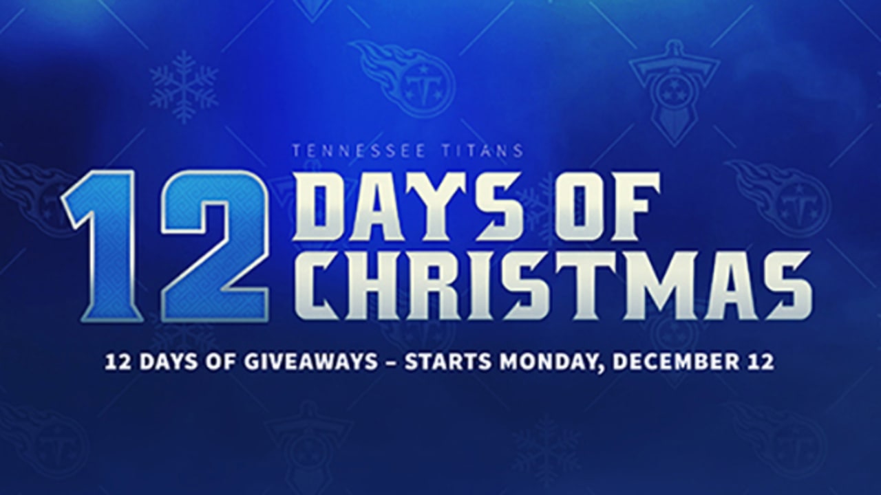 Titans 12 Days of Christmas Giveaways Start Dec. 12