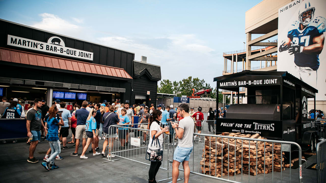 Titans, Martin's Bar-B-Que Joint Score Big at Nissan Stadium