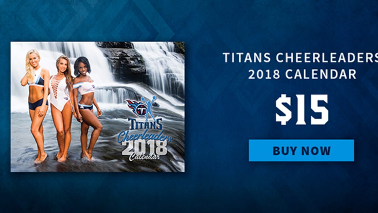 2018 Titans Cheerleaders Calendar On Sale Now