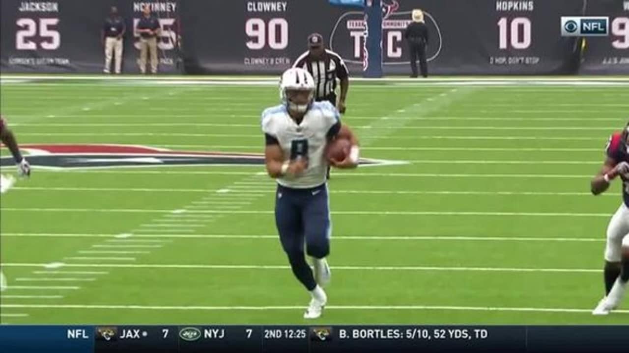 Marcus Mariota runs for touchdown to draw Titans within 10-7 - NBC Sports