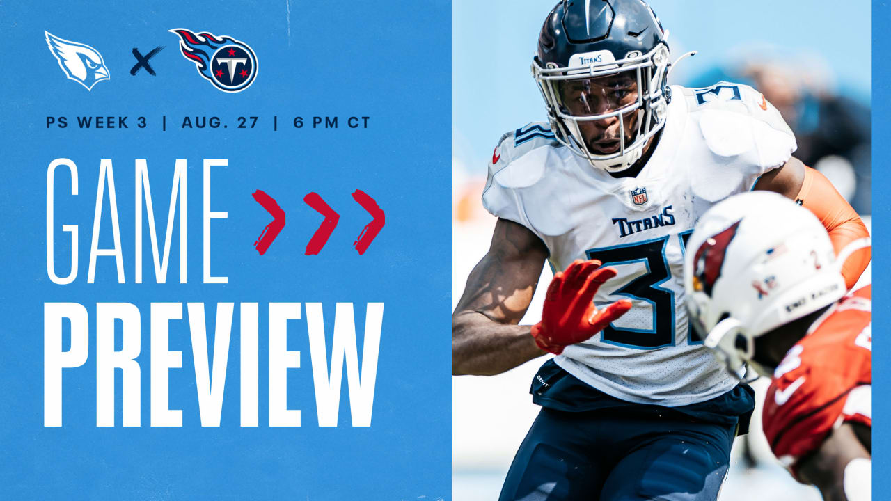 How To Watch: Cardinals vs. Titans, Preseason Week 3