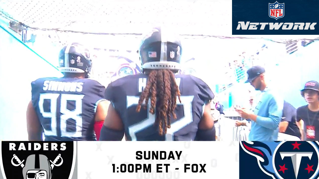 Raiders vs. Titans Preview Week 3 NFL Network