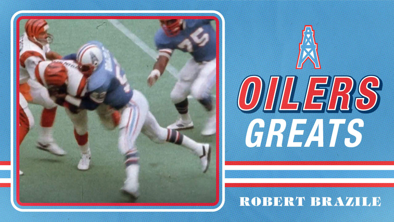 ROBERT BRAZILE Photo Picture Houston Oilers Football -  in