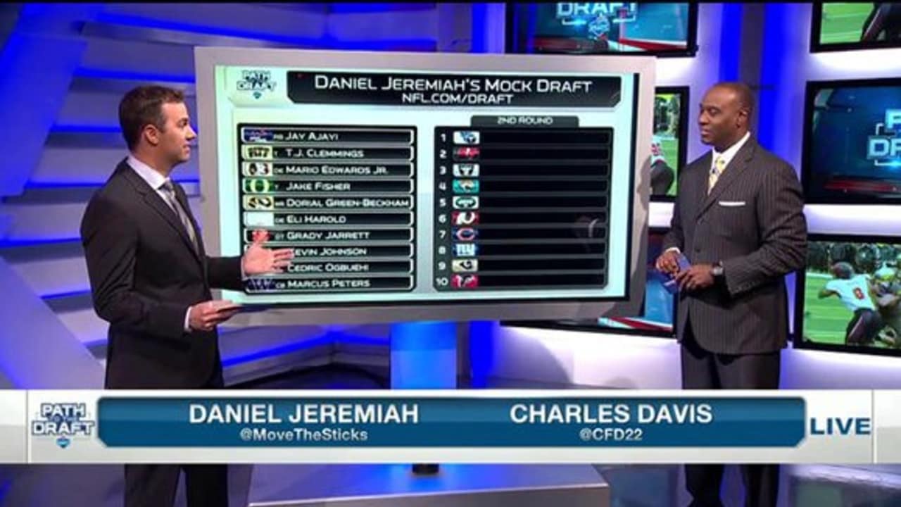 Mock Draft Live: Daniel Jeremiah's picks 1-10