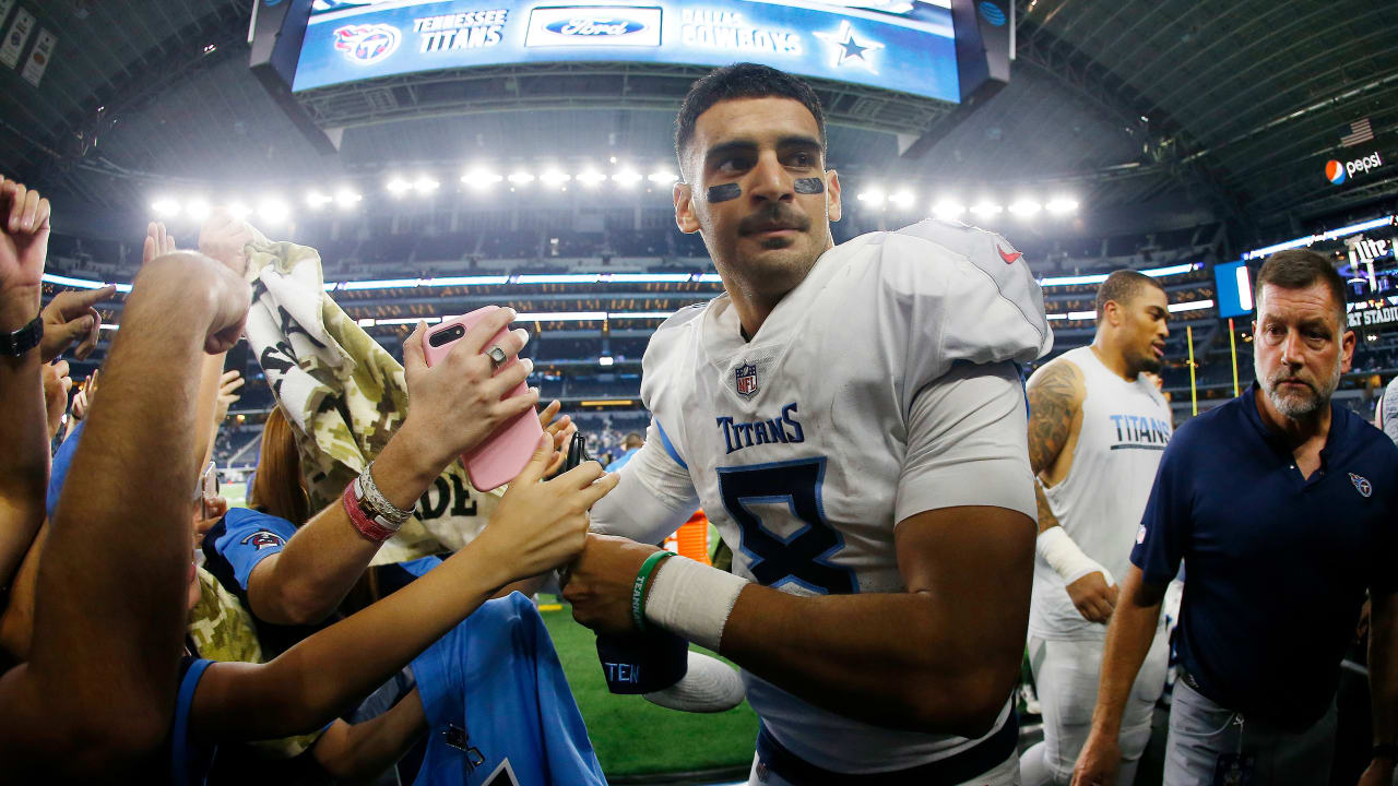 Titans Qb Marcus Mariota Delivers Winning Performance On Mnf 