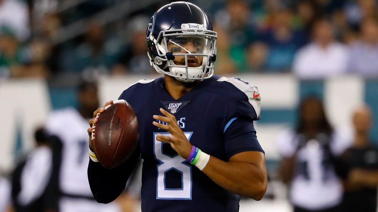 Marcus Mariota makes Eagles preseason debut