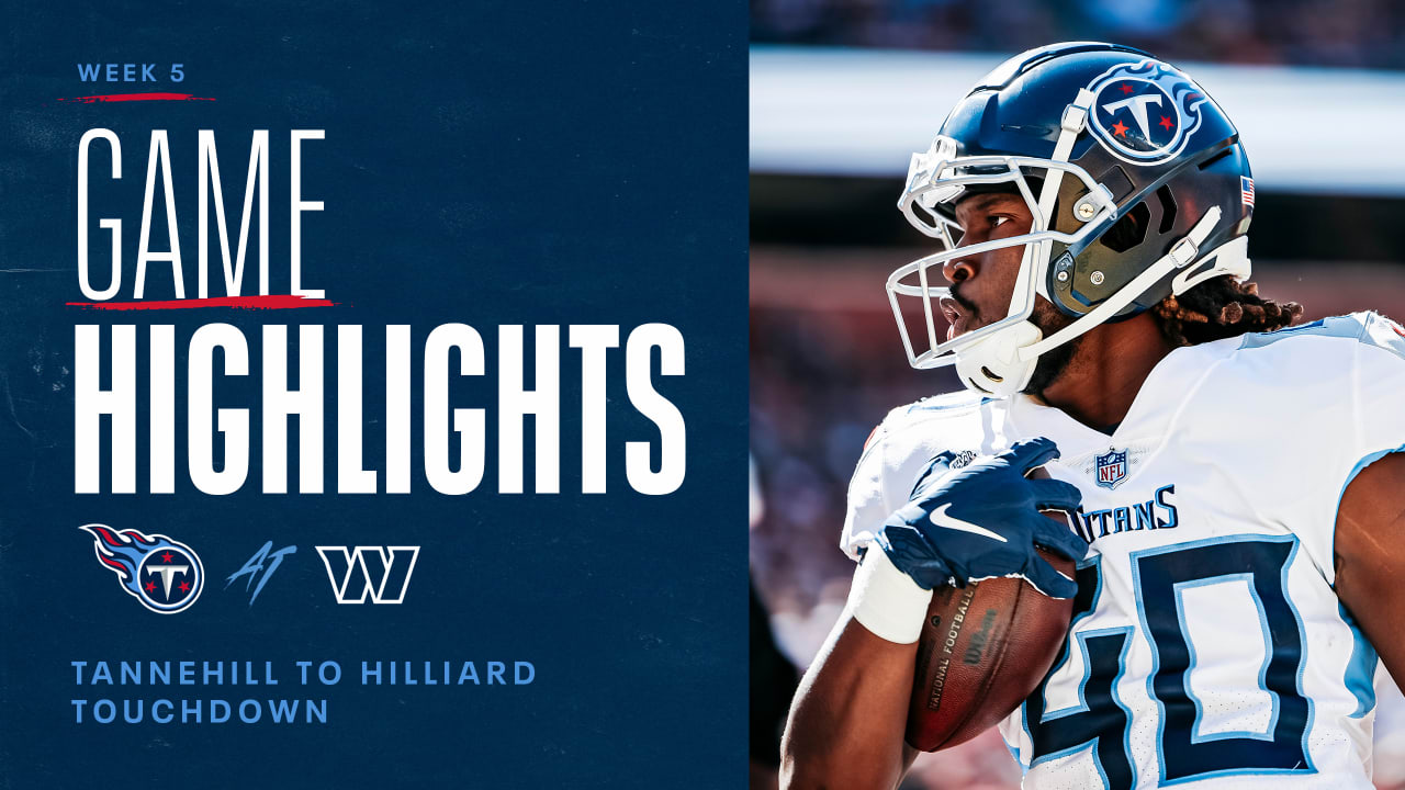 Tennessee Titans at Washington Commanders - 2022 Week 5 by