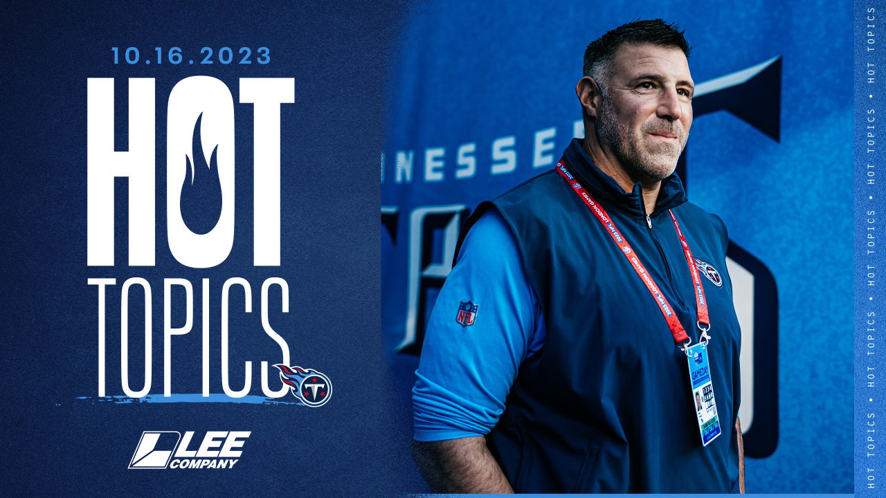 Hot Topics from Titans HC Mike Vrabel's Presser on Monday - Vimarsana News