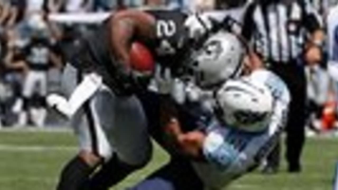 Tennessee Titans defensive tackle Trevon Coley (97) leaves the turf after  an injury against the Atlanta Falcons during the first half of a preseason  NFL football game, Friday, Aug. 13, 2021, in