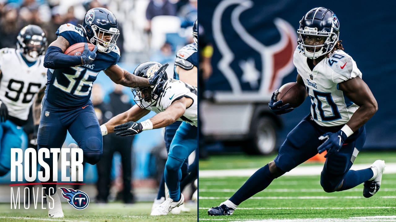 Titans Make Several Roster Moves Ahead of Sunday's Game vs Browns