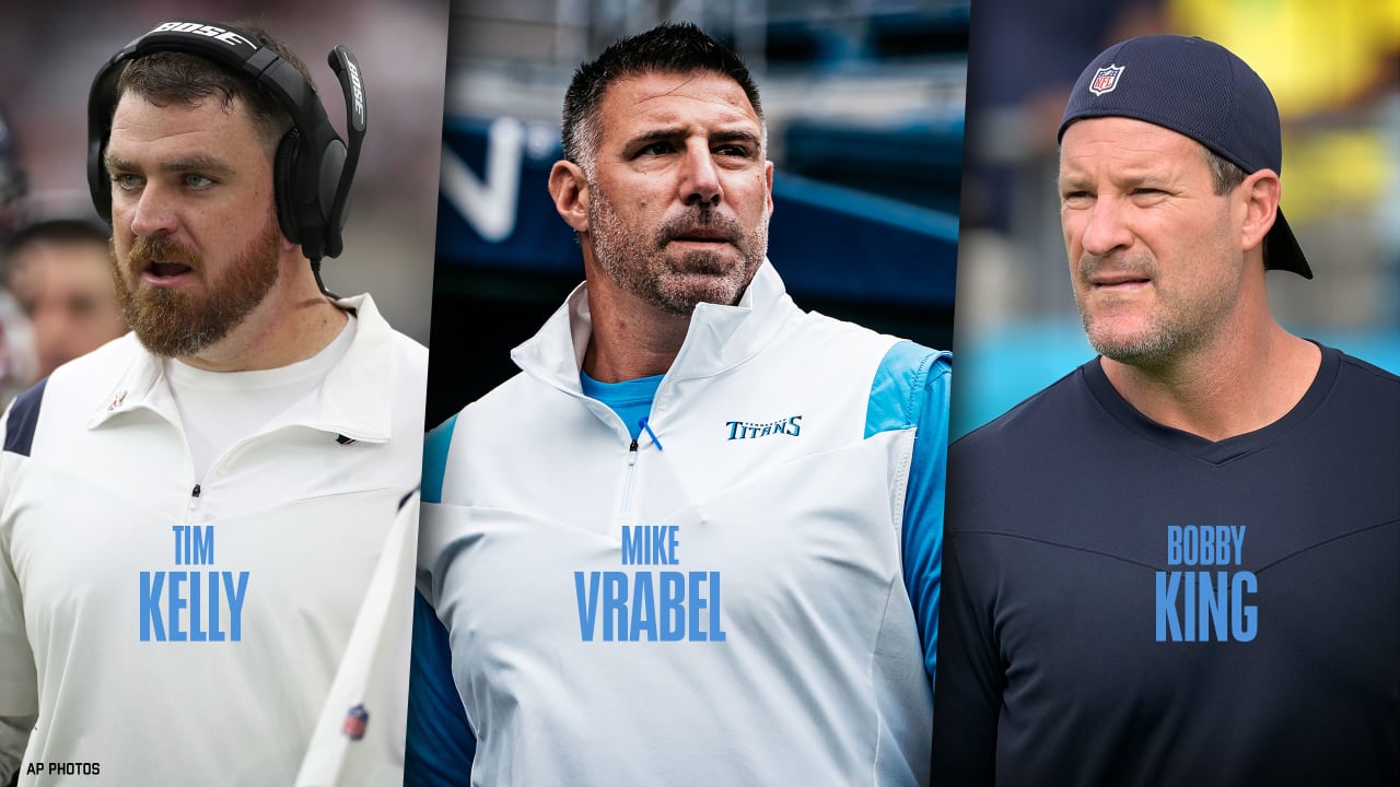 Titans HC Mike Vrabel Discusses the Two New Hires on His Coaching Staff –  Passing Game Coordinator Tim Kelly and ILBs coach Bobby King