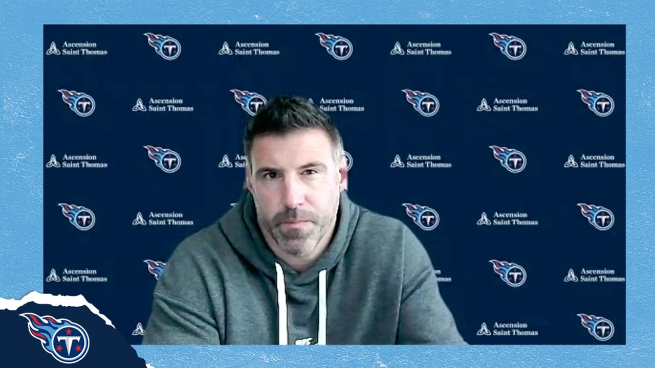 Titans Head Coach Mike Vrabel Press Conference 