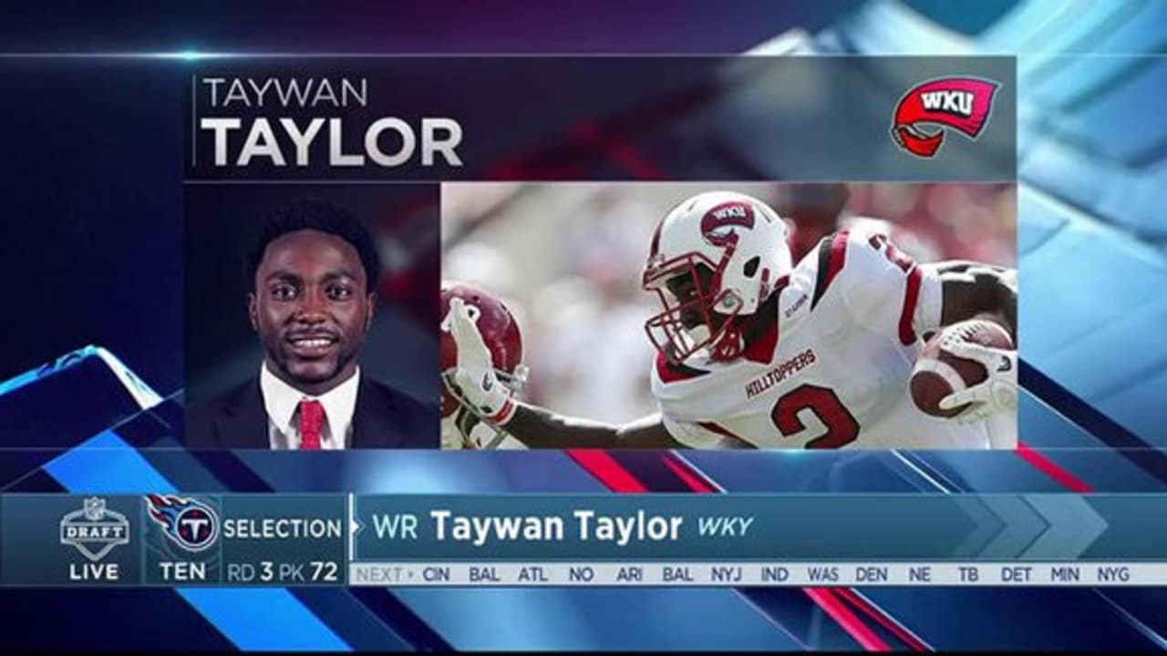 Jurrell Casey announces Titans' selection of Taywan Taylor No. 72 in the 2017 NFL Draft