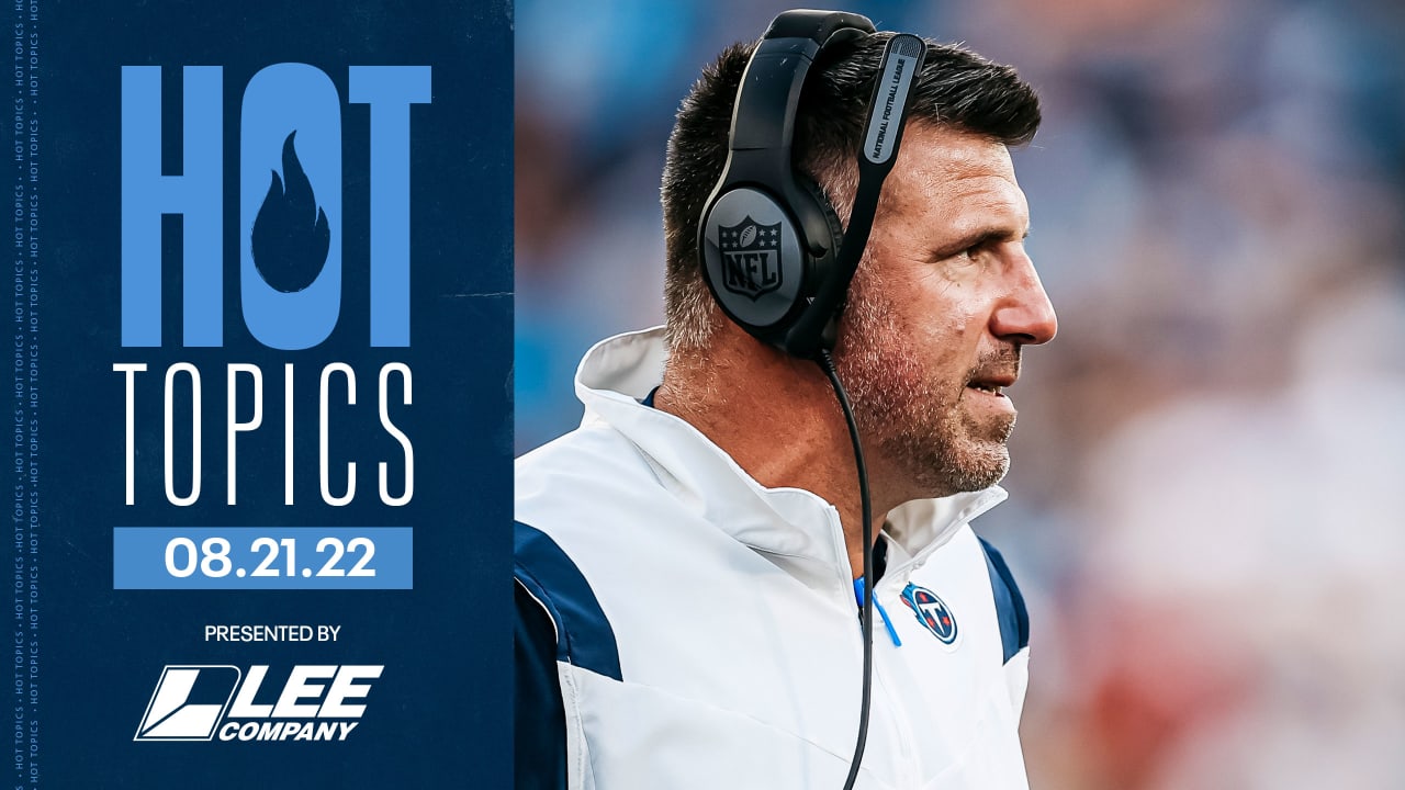 Hot Topics From Titans HC Mike Vrabel's Sunday Presser