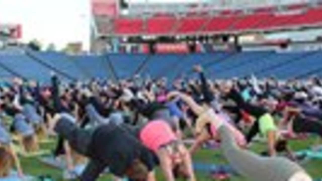 Titans Host Record-Breaking Yoga on the Field to Benefit Soles4Souls