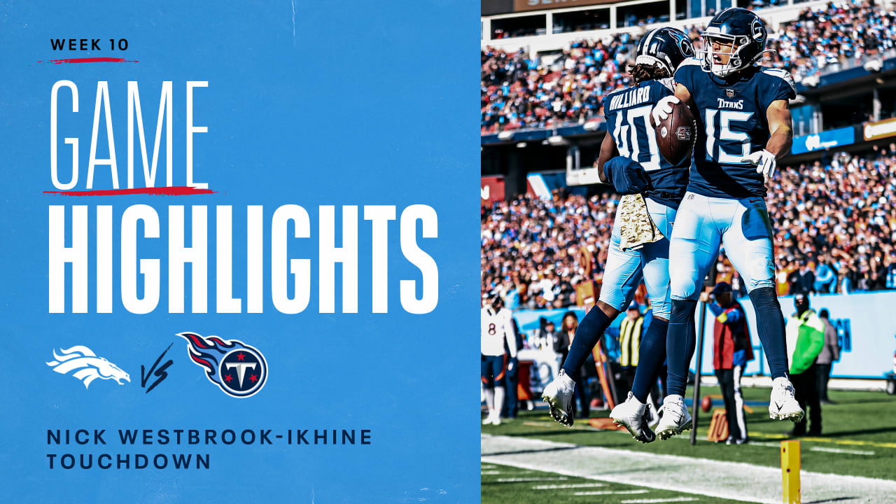 Tennessee Titans wide receiver Nick Westbrook-Ikhine finds plenty of space  for first NFL TD